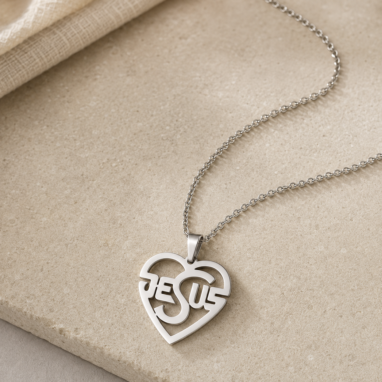 Collar Mical | Corazón con Jesús — Sé Tú Mi Luz ????-2