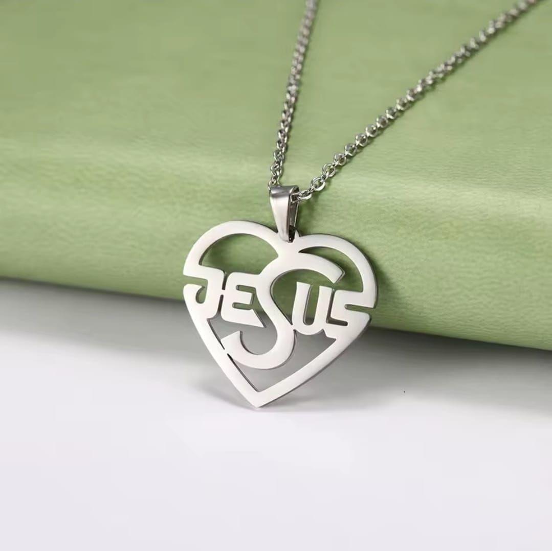 Collar Mical | Corazón con Jesús — Sé Tú Mi Luz ????-0