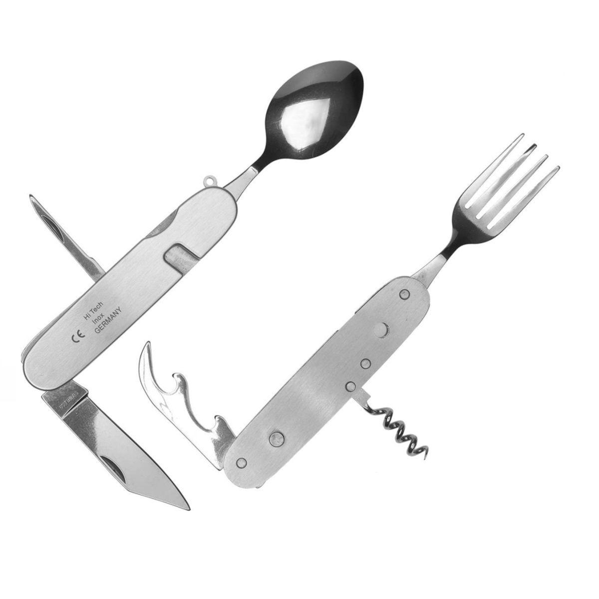 Servicio Cubiertos Outdoor Camping Caza Trekking -1
