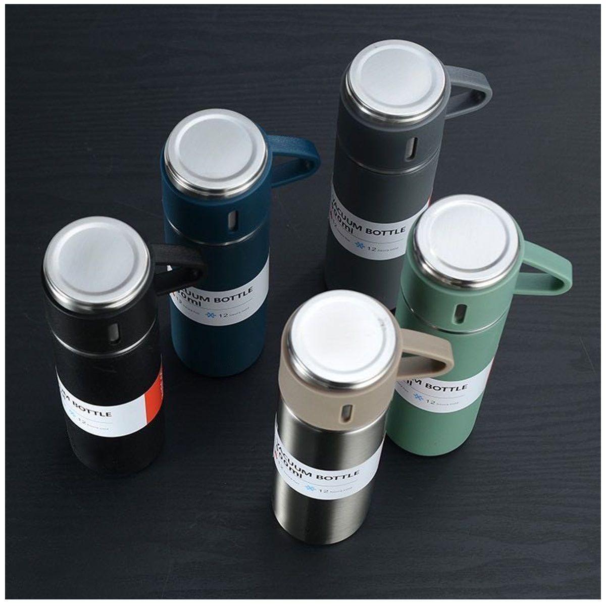 Set Termos De Agua Caliente Vasos Termicos Cafe + 3 Tazas-1