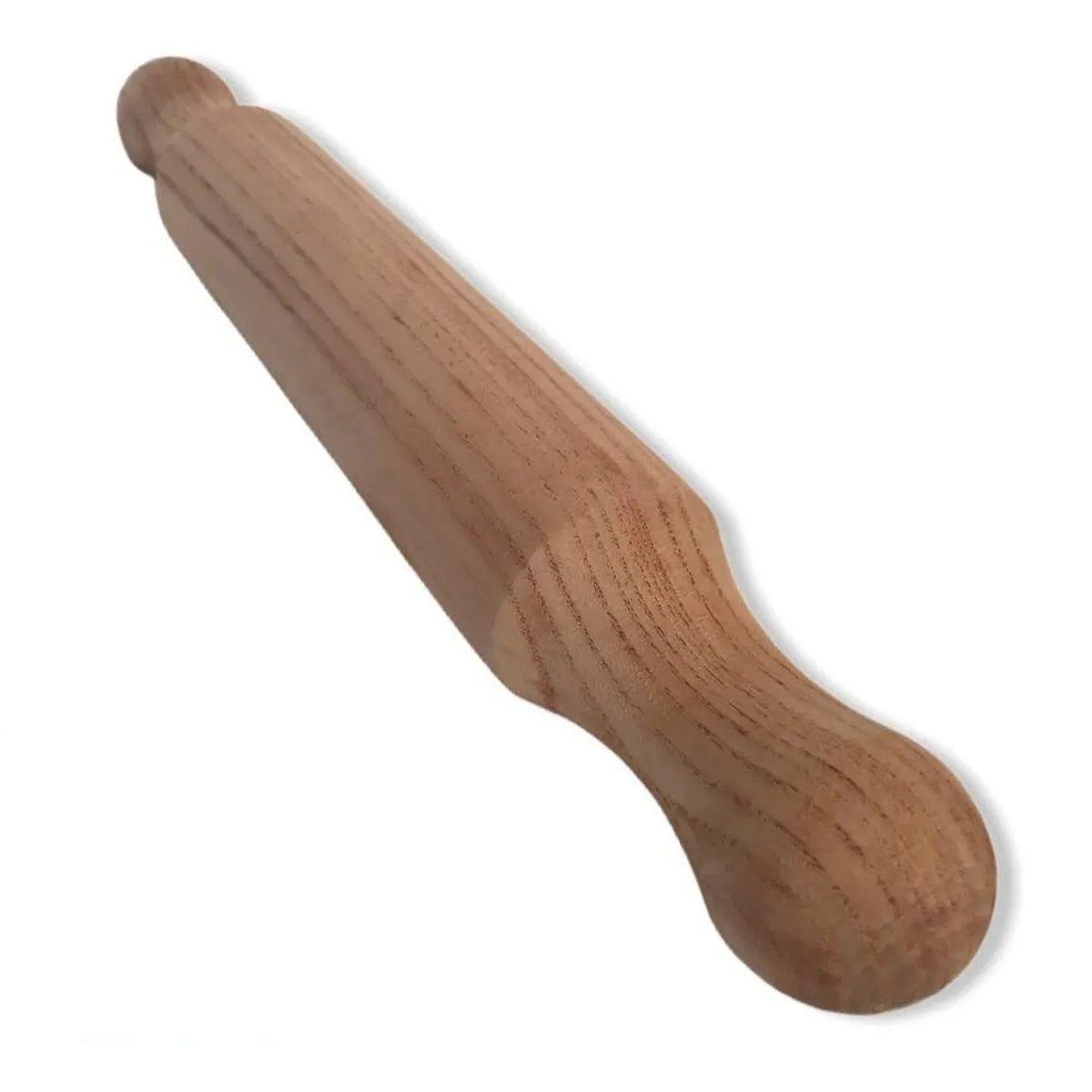 Uslero Para Amasar Pan Rodillo Madera Repostería -0