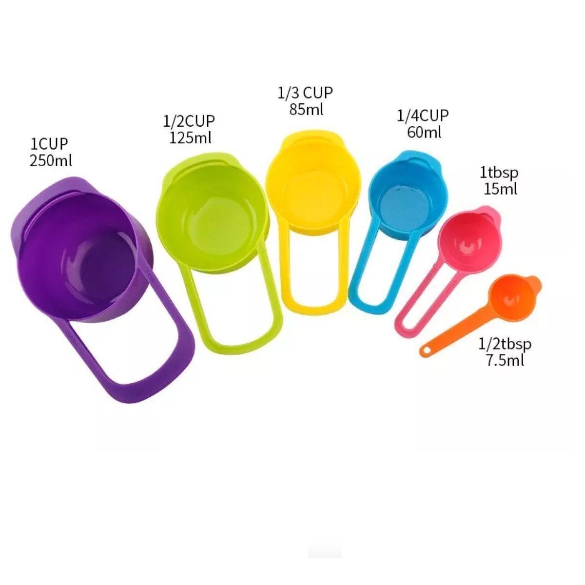 Set Cuchara Medidora Gramos Taza Medidoras 6pza-1