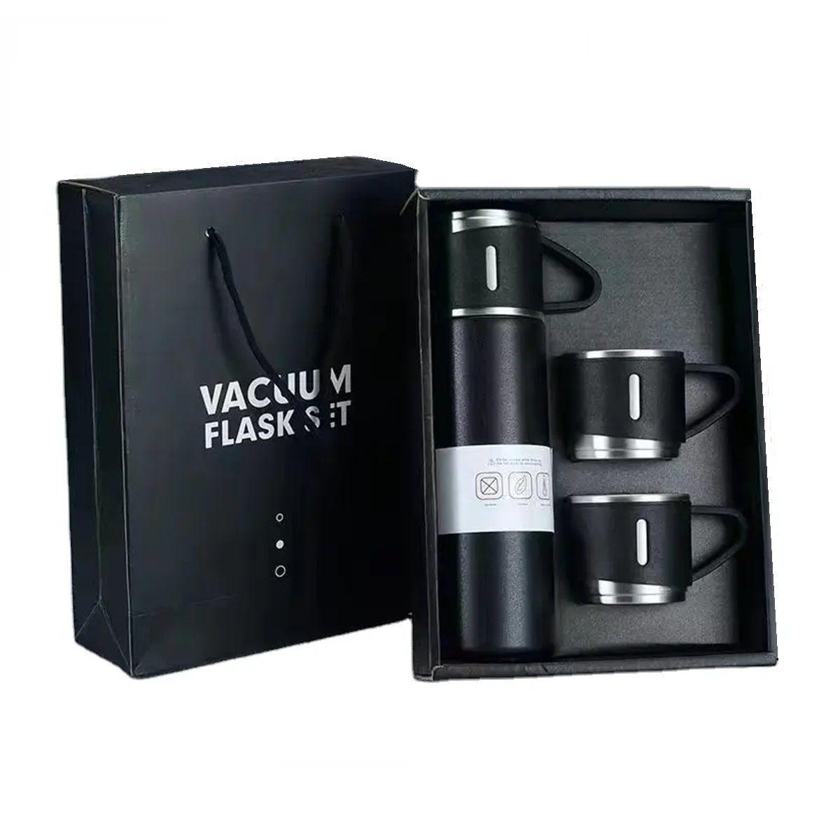 Set Termos De Agua Caliente Vasos Termicos Cafe + 3 Tazas-0