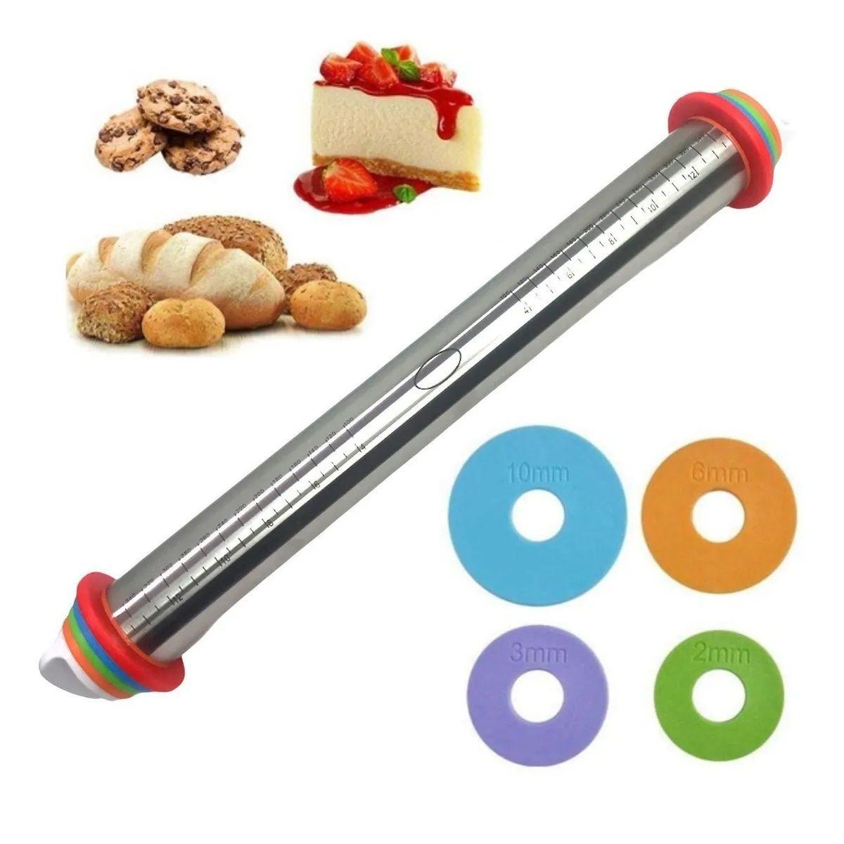 Uslero Ajustable Cocina Rodillo Fondant Reposteria-3