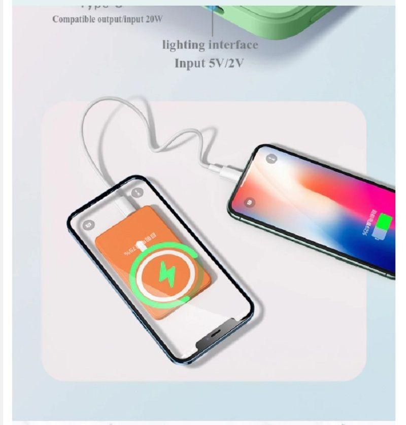 Batería Externa Magnética 10.000 Mah Para iPhone 12 / 13-1