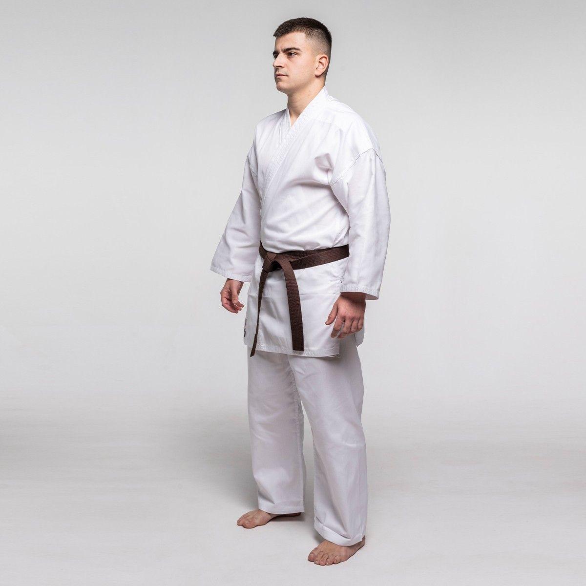 Kimono Gi Karate FUJIMAE Basic Blanco (155cm a 165cm)-2