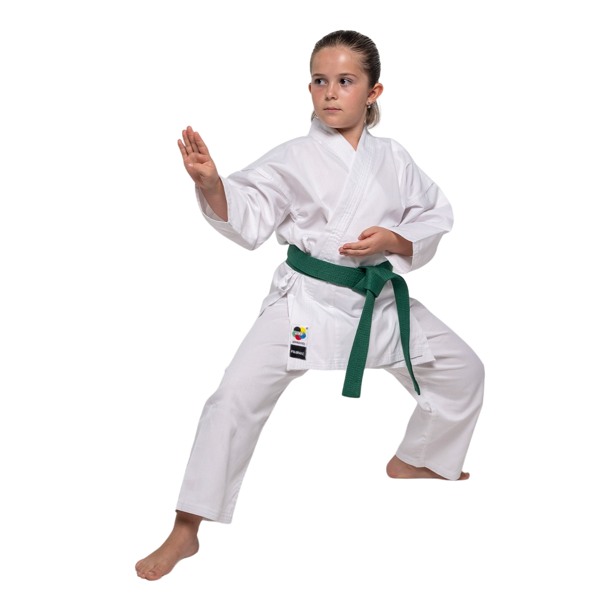 Kimono Gi Karate FUJIMAE Basic Blanco (135cm a 145cm)-0