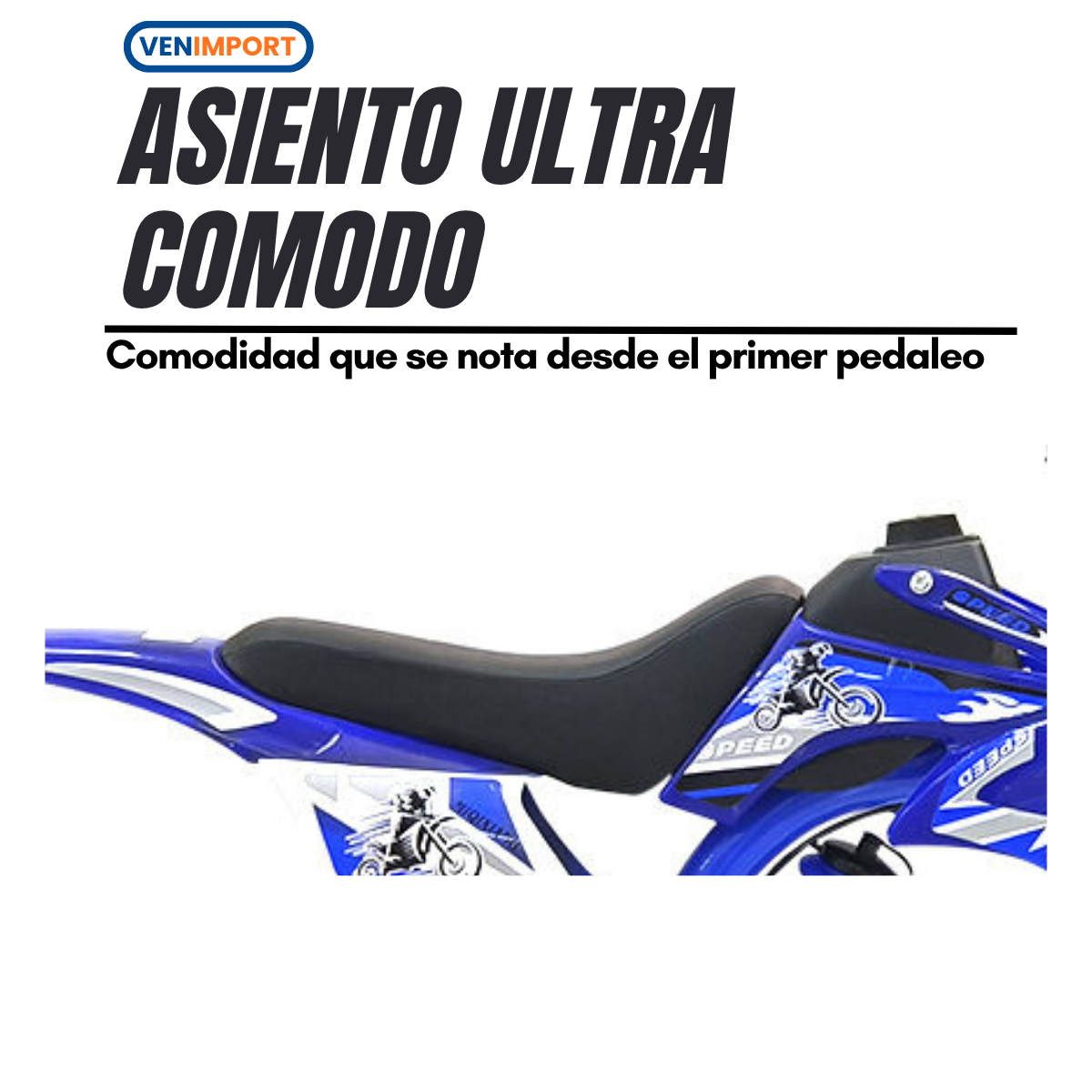Bicicleta Infantil aro 16 Azul con Dise o de Moto-2
