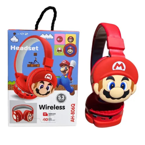 Auriculares Bluetooth Mario Bros Inalámbricos Niño  -3