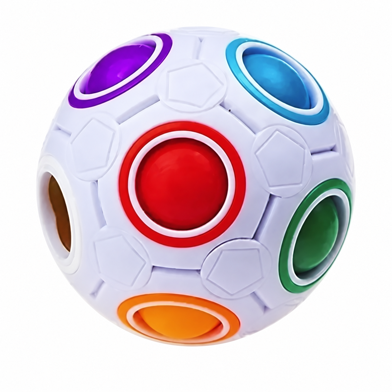 Pelota Magica Sensorial Botones de Colores Antiestres-0