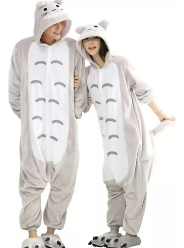 Pijama Y Disfraz Totoro Niño Y Adulto Enterito-0