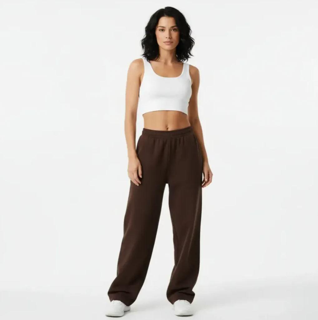 Buzo Baggy Mujer Algod n Oversize Wide Leg Pantal n Ancho-0
