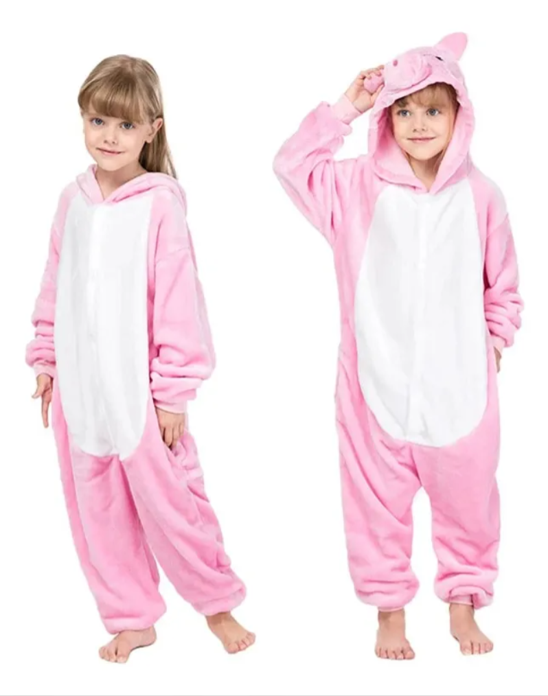 Pijama Cerdita Enterito Niño Y Adulto-1