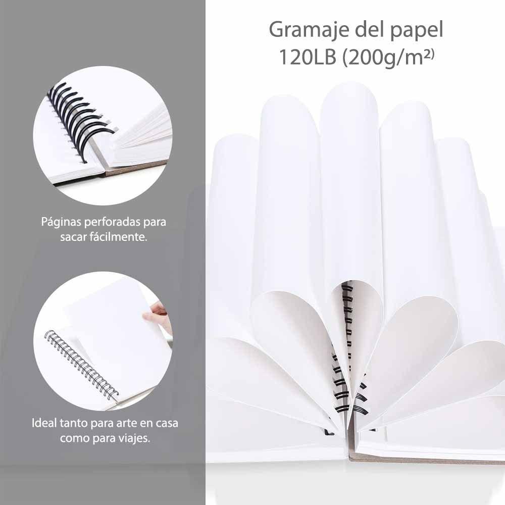 Block Ohuhu para marcadores (25.4x19.3cm, 60 hojas)-1