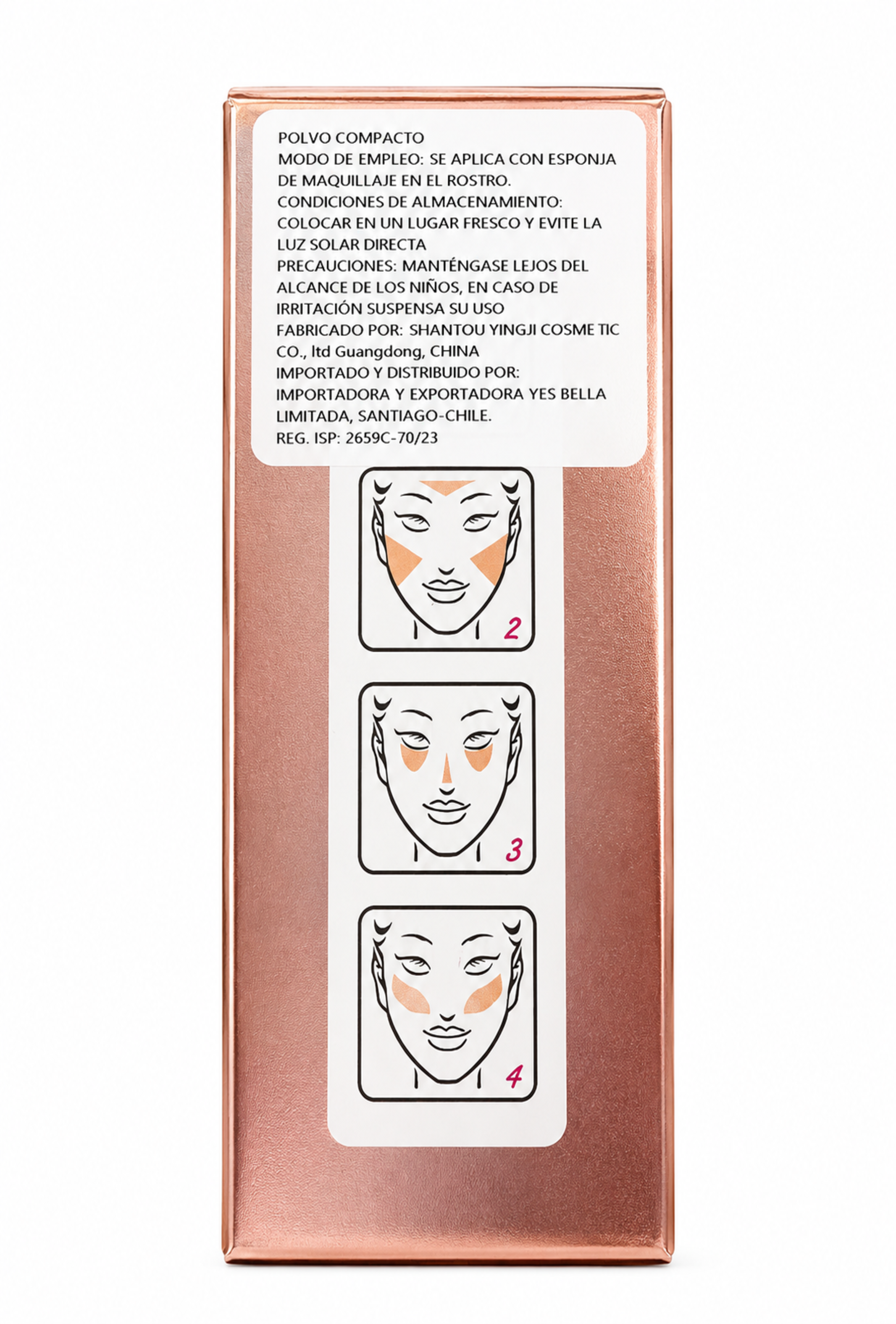 Polvo Compacto Kiss Beauty Sky Cover Matte SPF 15  Piel Perfecta Todo el Día-3