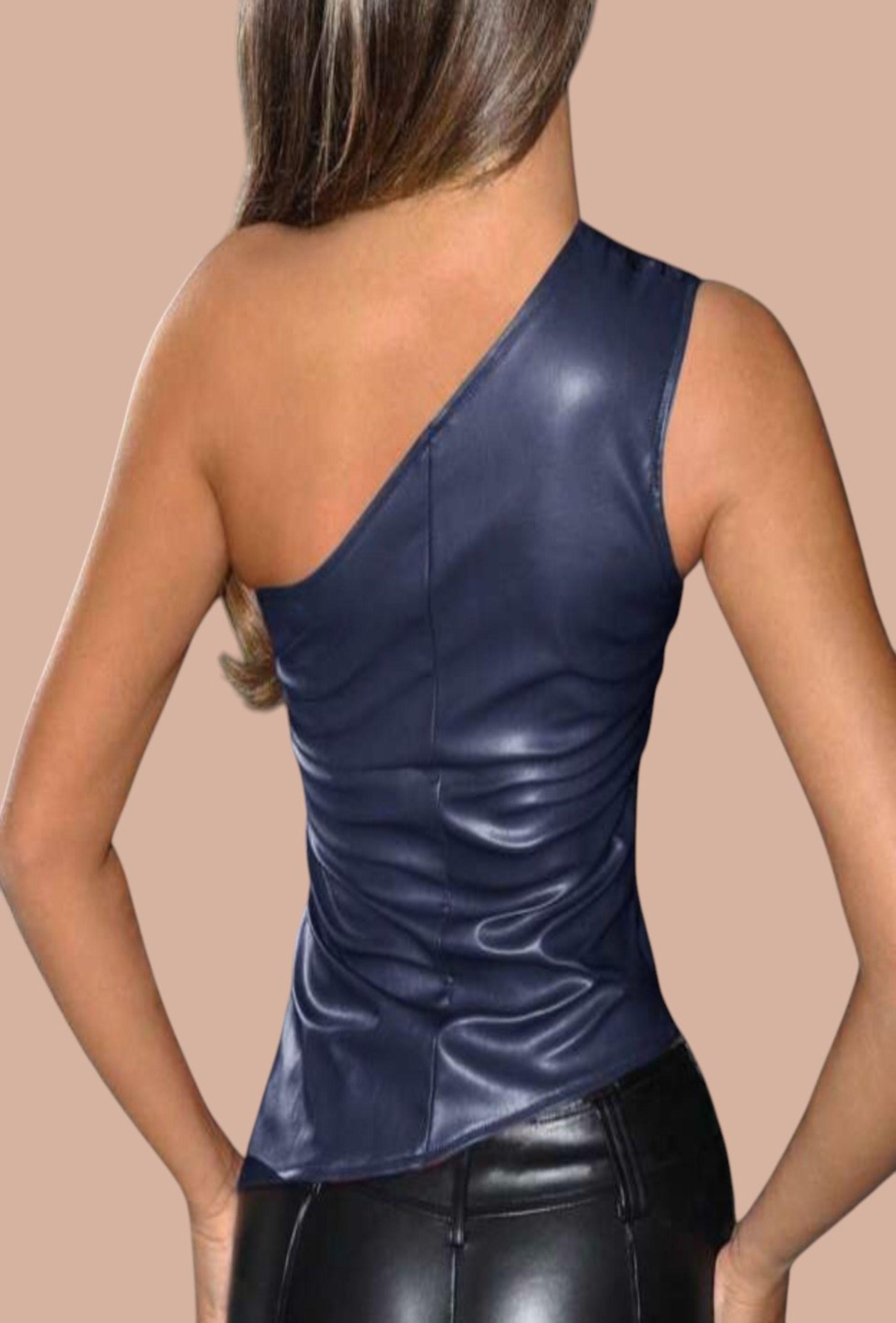 Top Azúl Mujer PU-2