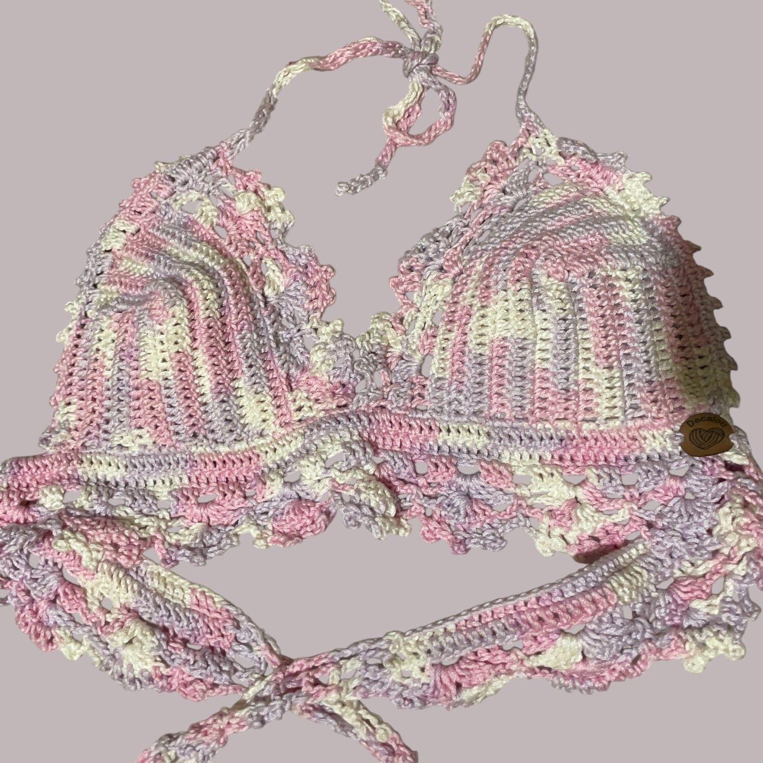 Crop Top Tejido Multicolor-2