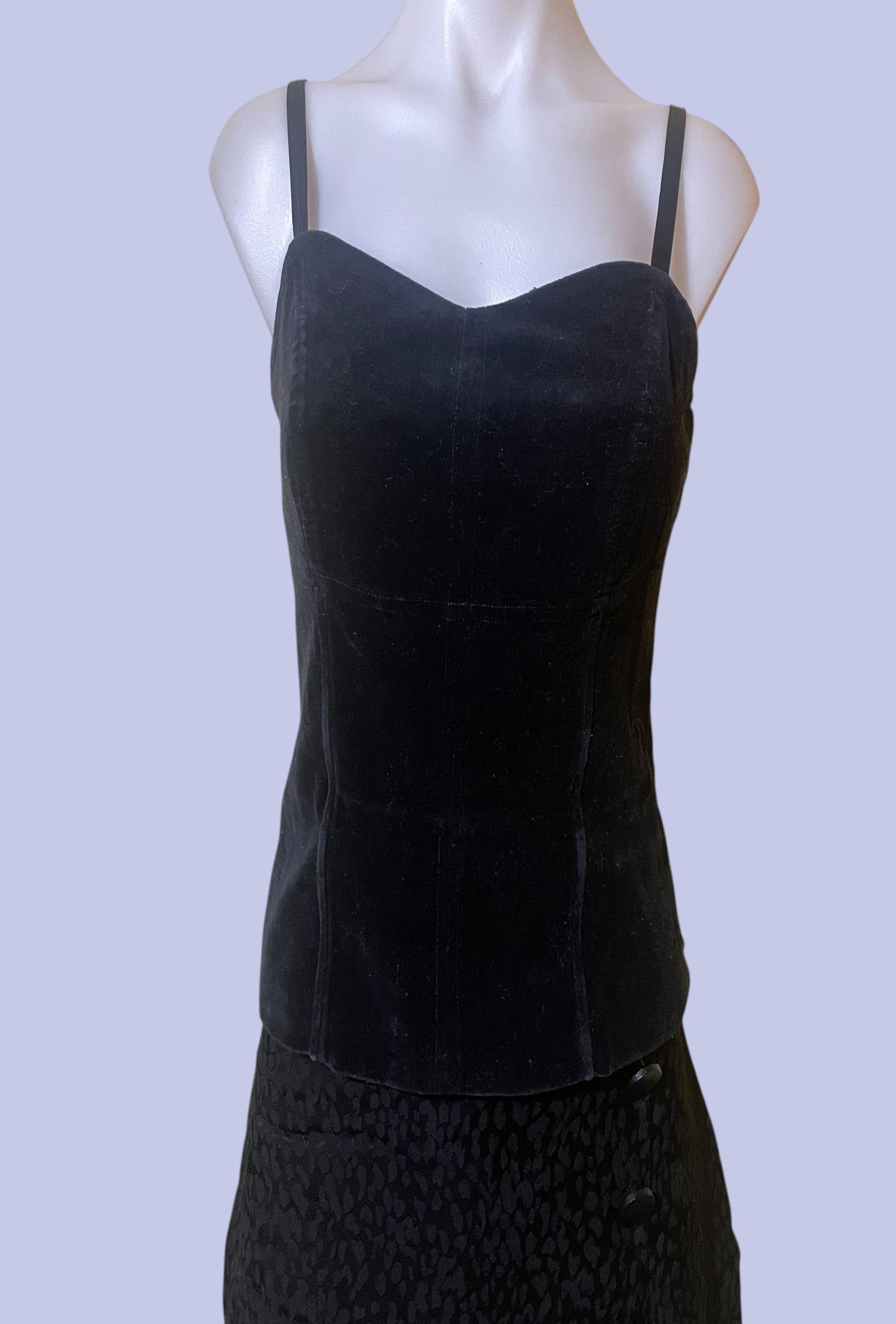Top Corset Negro -0