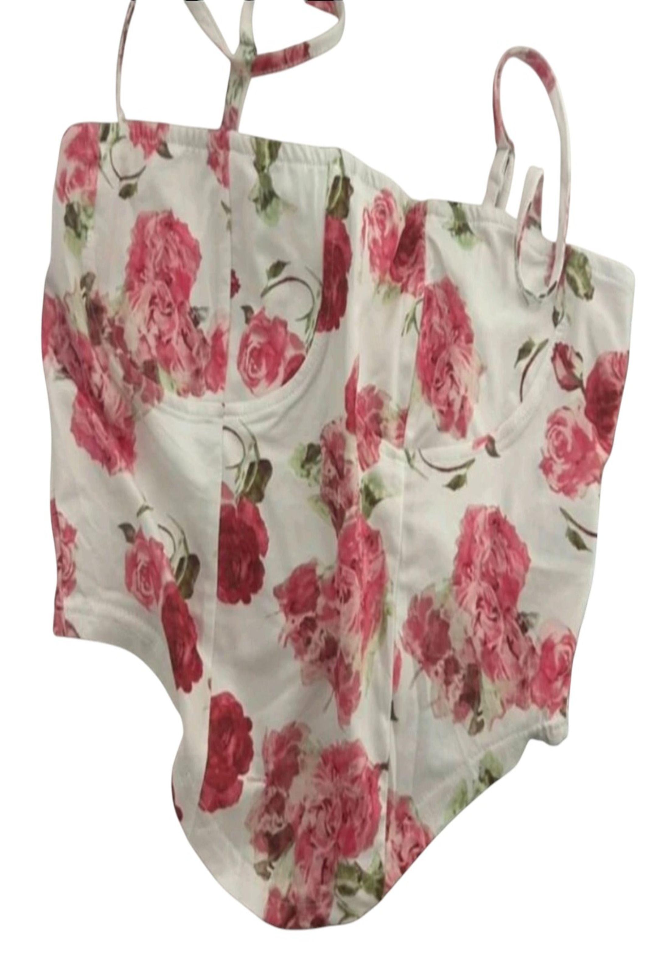 Top Floral Rosado Estilo Romántico – Trendy & Femenino-3