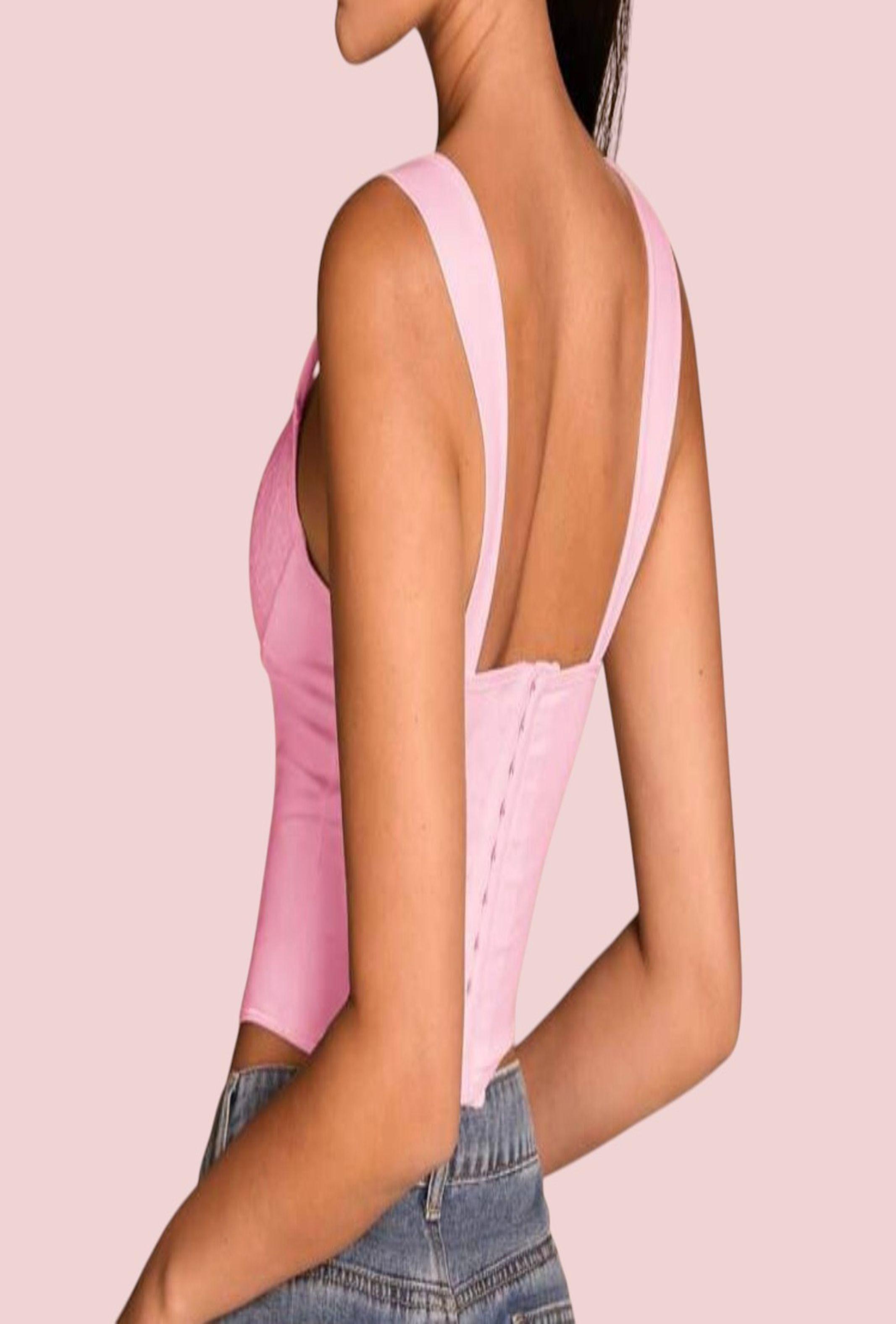 Top rosa con Broches-2