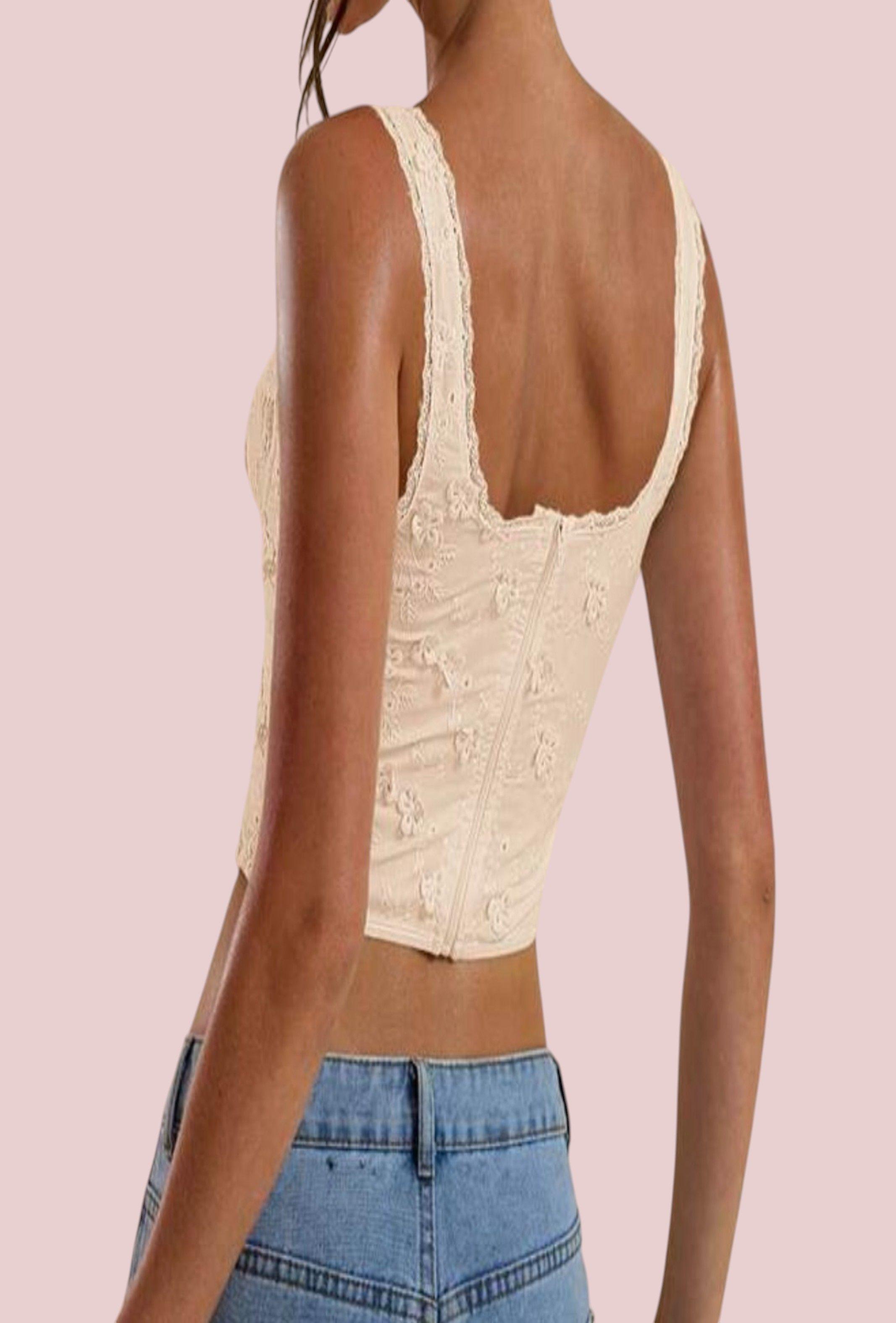 Top Beige Mujer-4