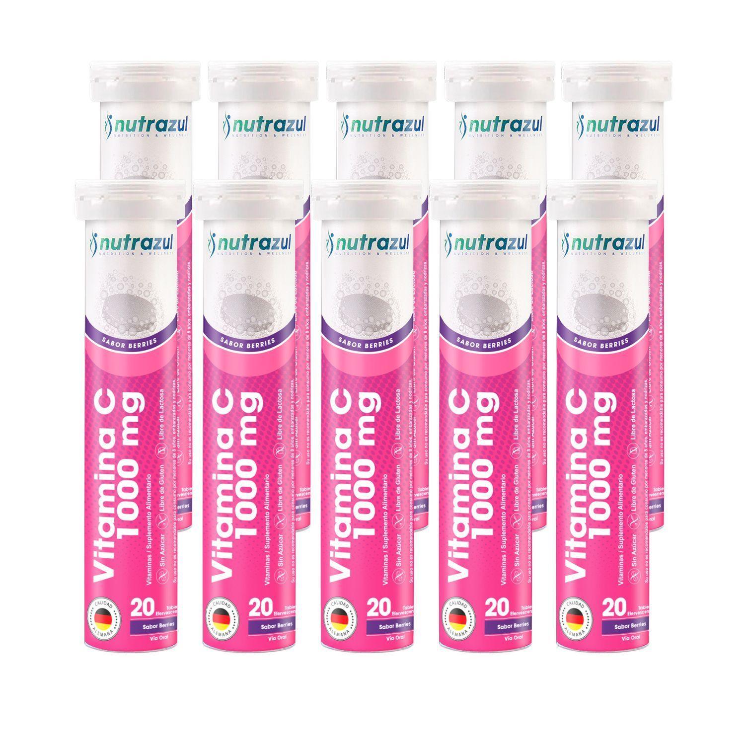 Vitamina C 1000 mg - Pack 10 unidades .-0