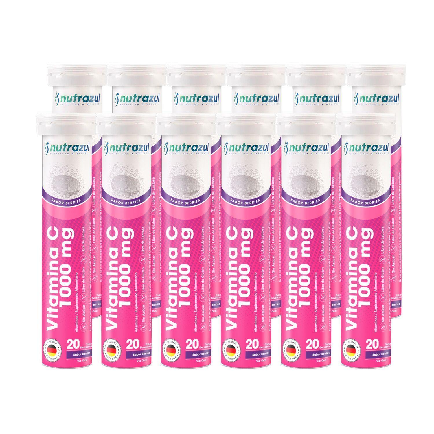 Vitamina C 1000 mg - Pack 12 unidades .-0