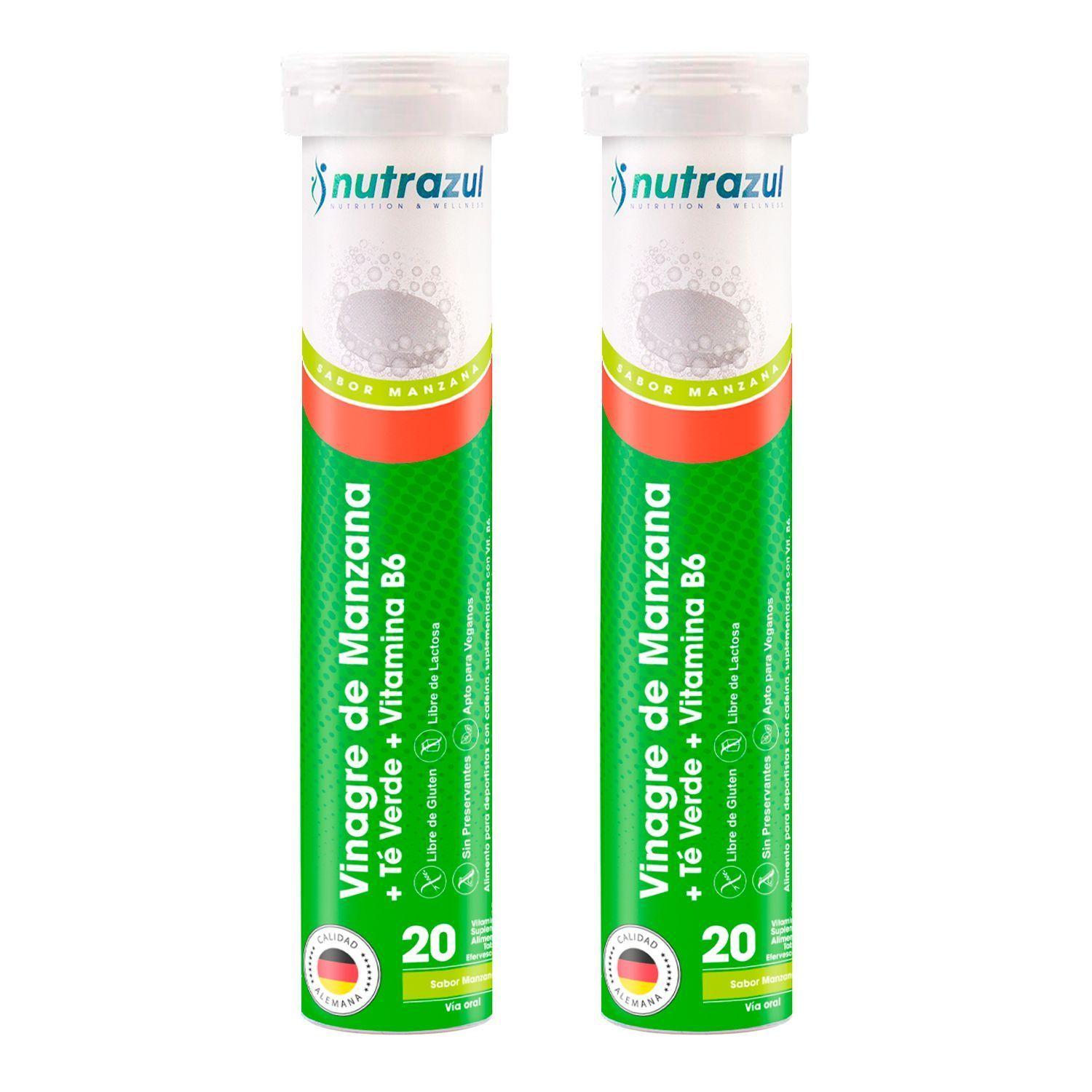 Vinagre de Mnazana + Té Verde + Vit B6 - Pack 2 Unidades  -0