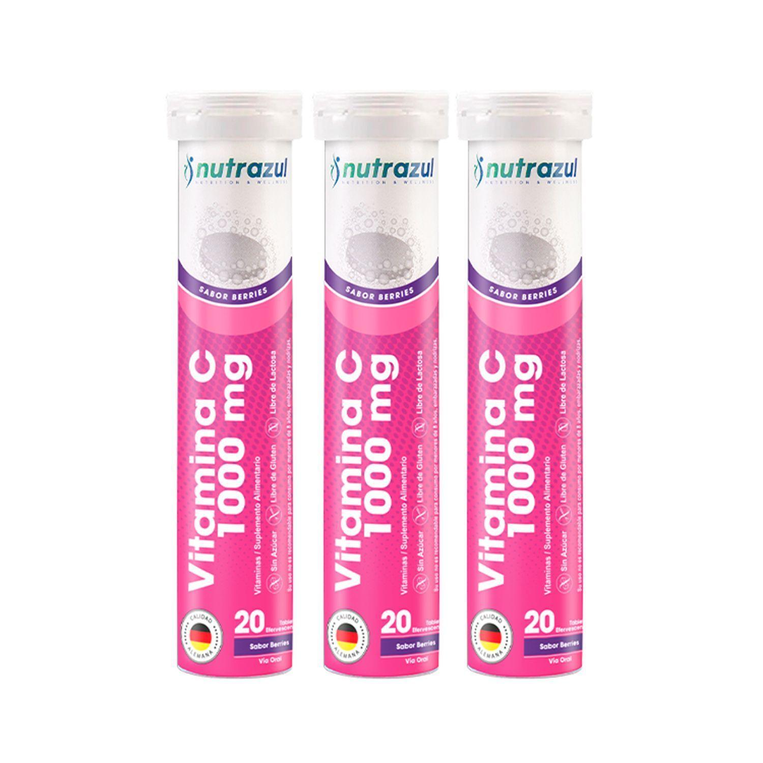 Vitamina C 1000 mg - Pack 3 unidades .-0