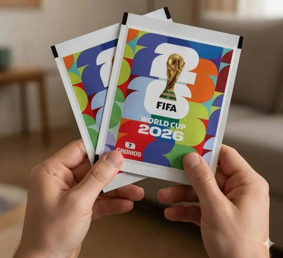 Kit Album Mundial 2026 Panini 5 Sobres 35 laminas-2