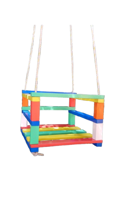 Columpio de Madera Multicolor-0