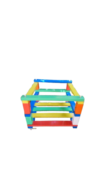 Columpio de Madera Multicolor-2