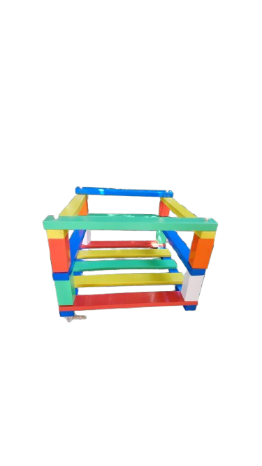 Columpio de Madera Multicolor-3