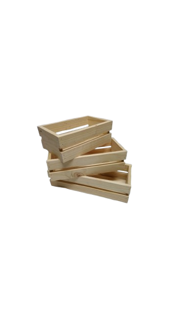 Set 3 Cajas Organizadoras Madera Natural-3