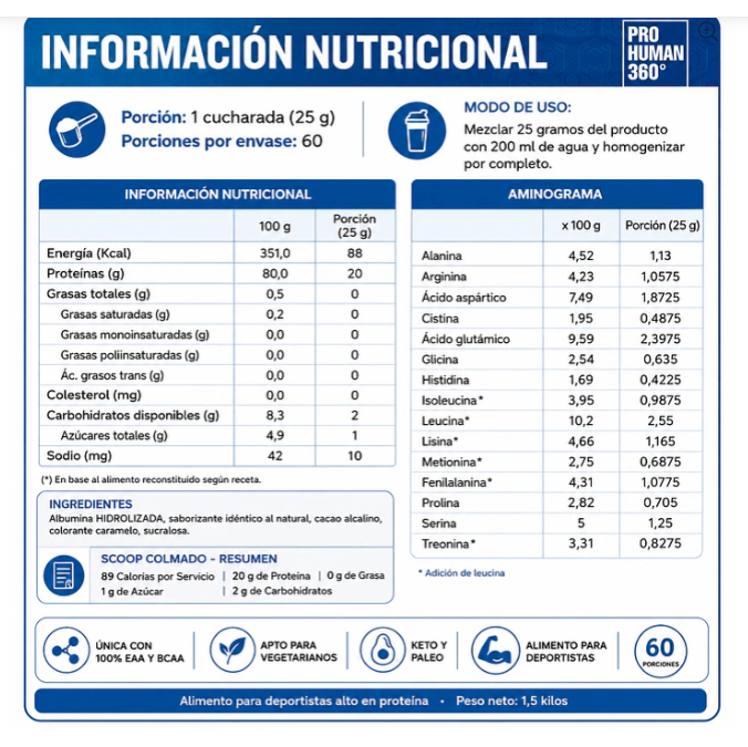 Proteina Hidrolizada De Huevo 60sv Flan Choco Avellana Protegg-1