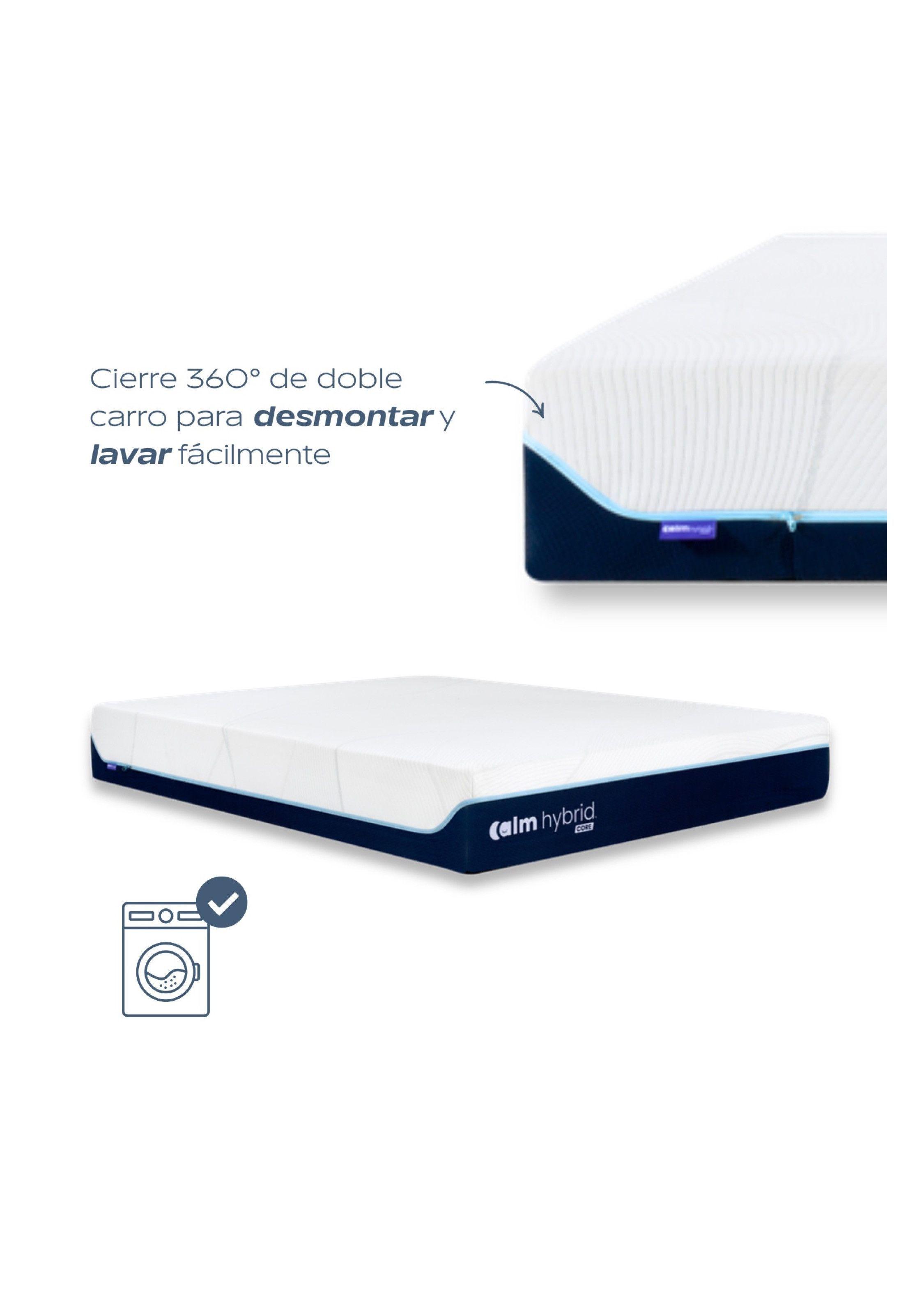 Colchón Calm UMI Hybrid Core 1.5 Plazas 105x190 cm-2