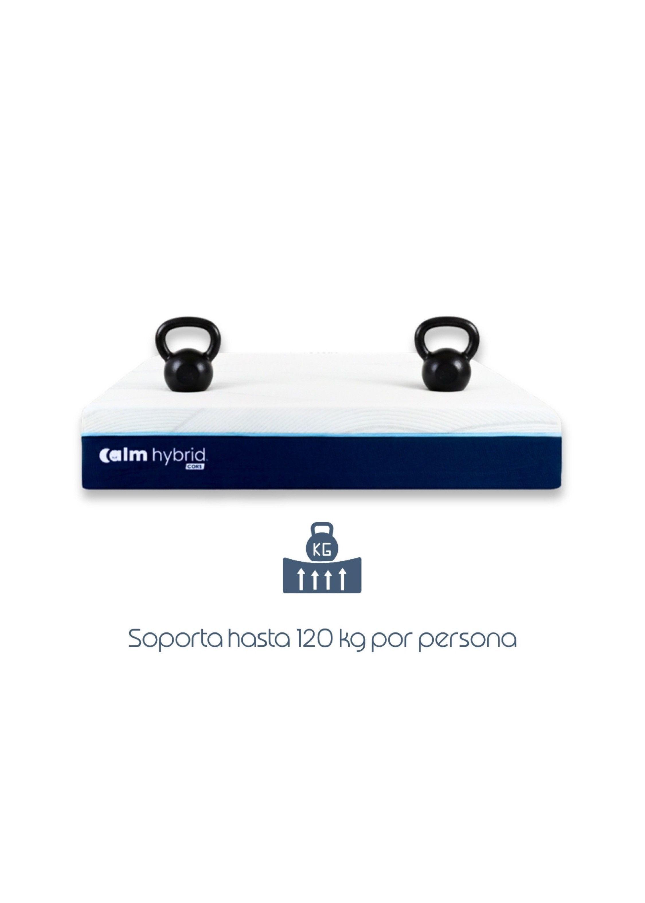Colchón Calm UMI Hybrid Core 1.5 Plazas 105x190 cm-3