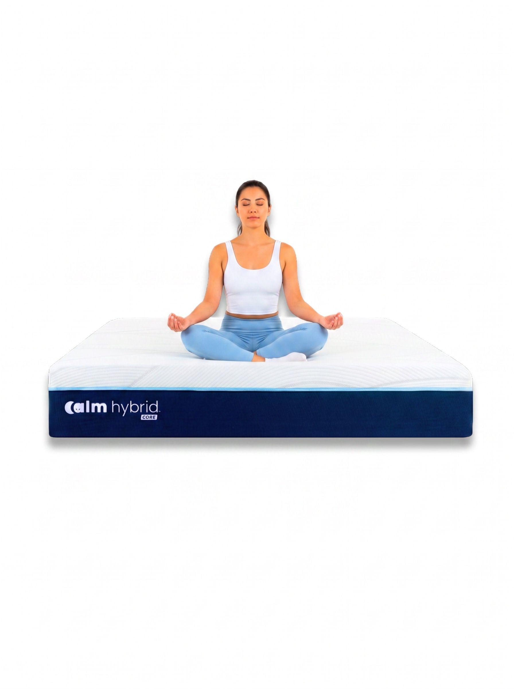 Cama Completa Calm Base NAGI + Colchón UMI Hybrid Core 2 Plazas 150x190 cm-2