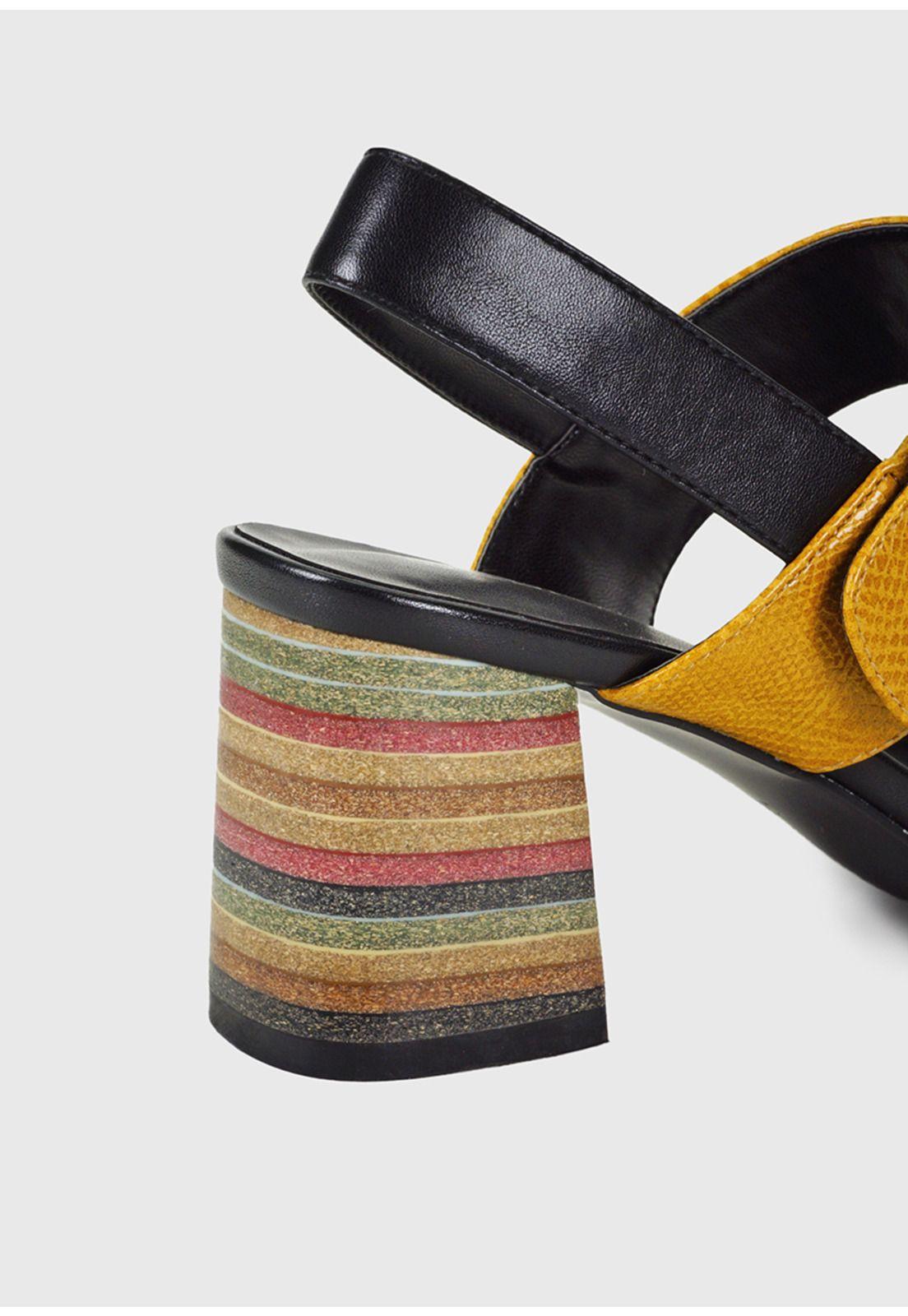 Sandalia Sharif Amarillo Textura-5