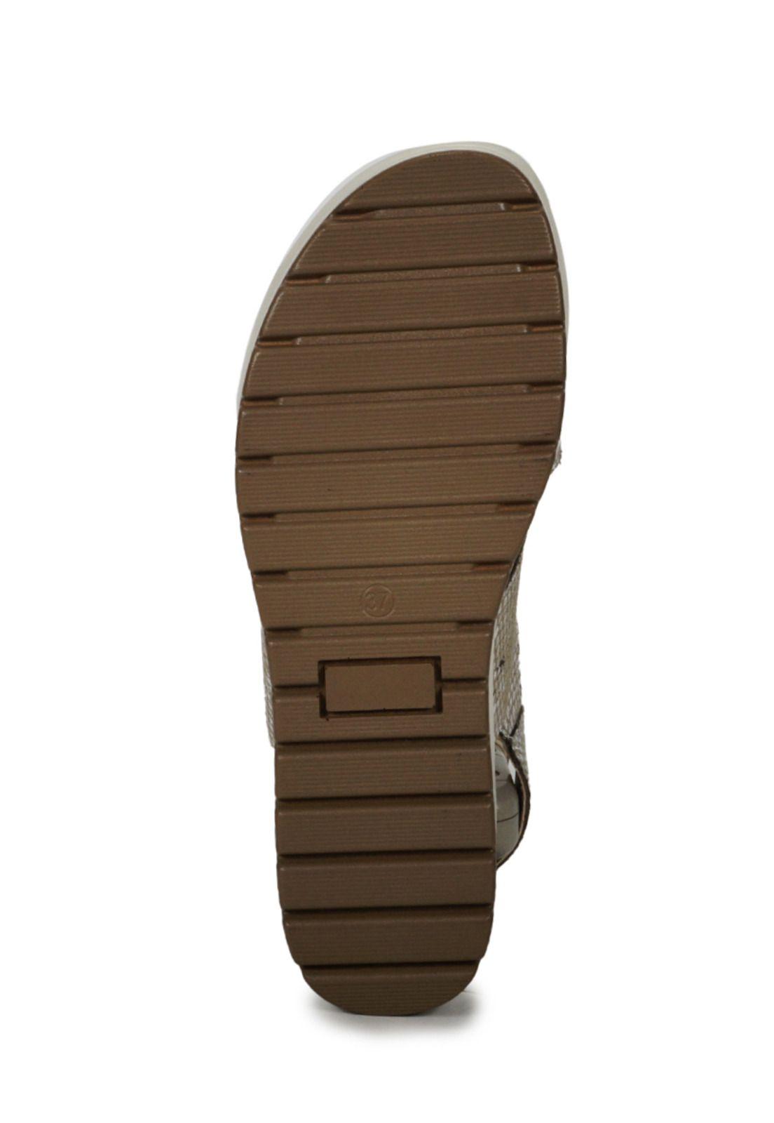 Sandalia Cuero Ebere Beige-5