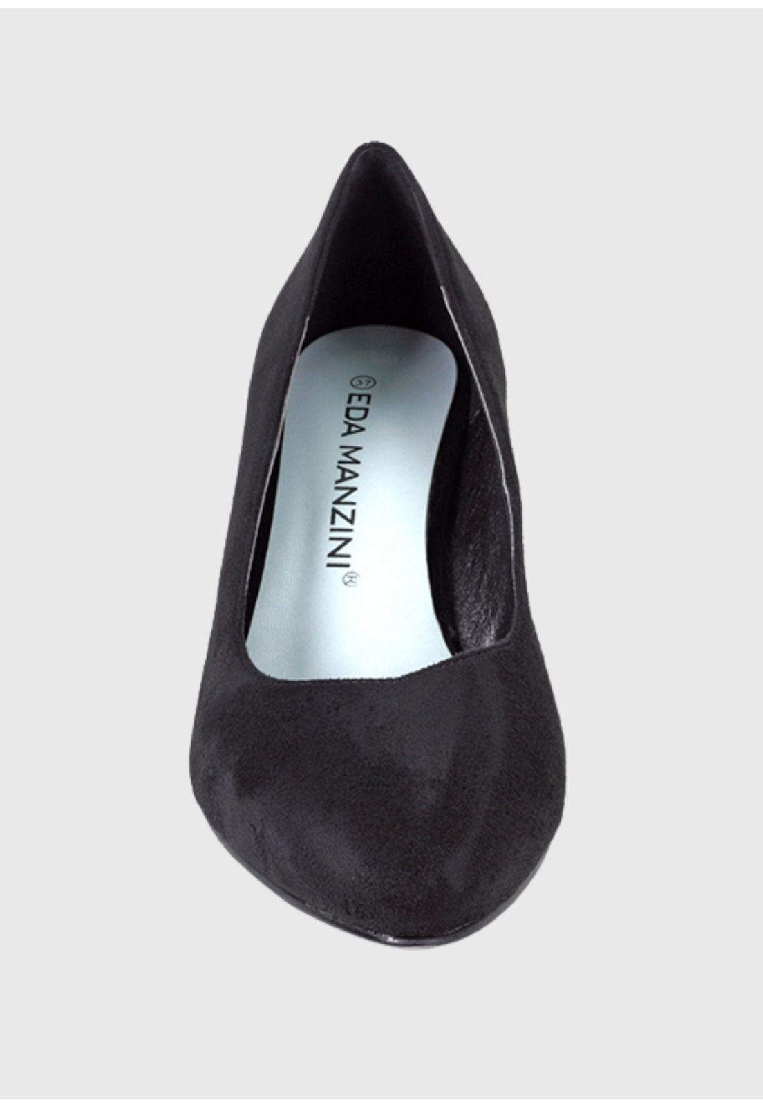 Zapato Mazekin Negro Gamuza-2