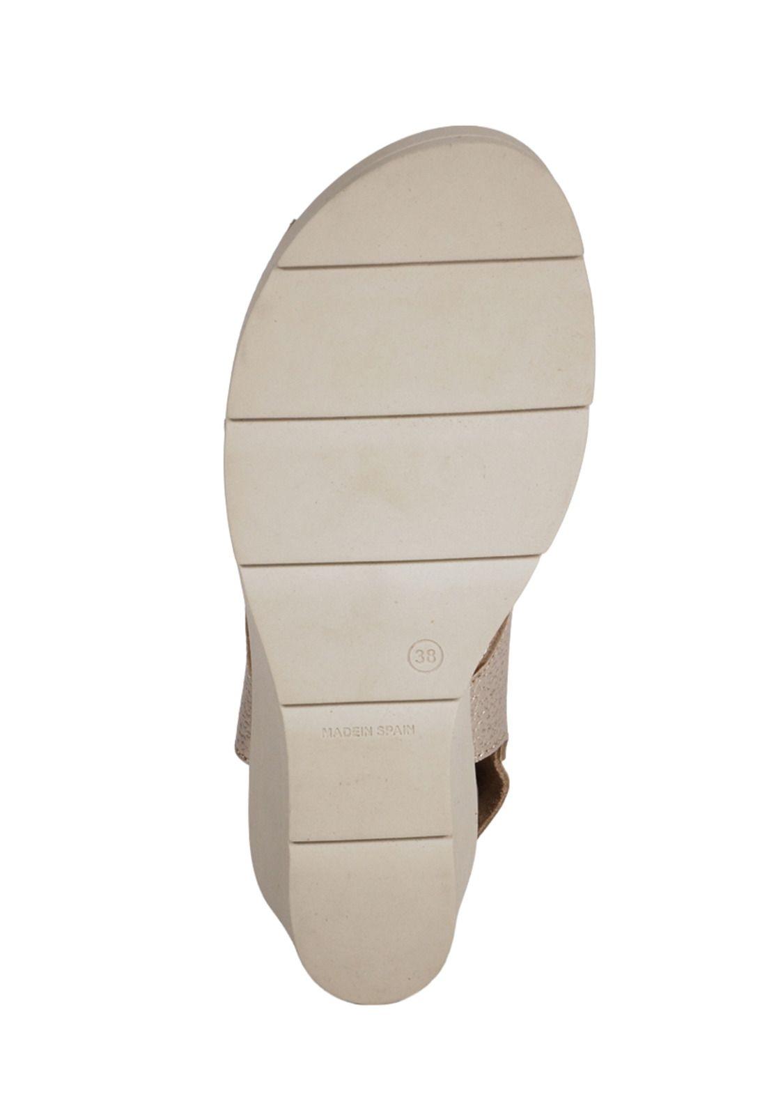 Sandalia Cuero Xaviera Dorado-5