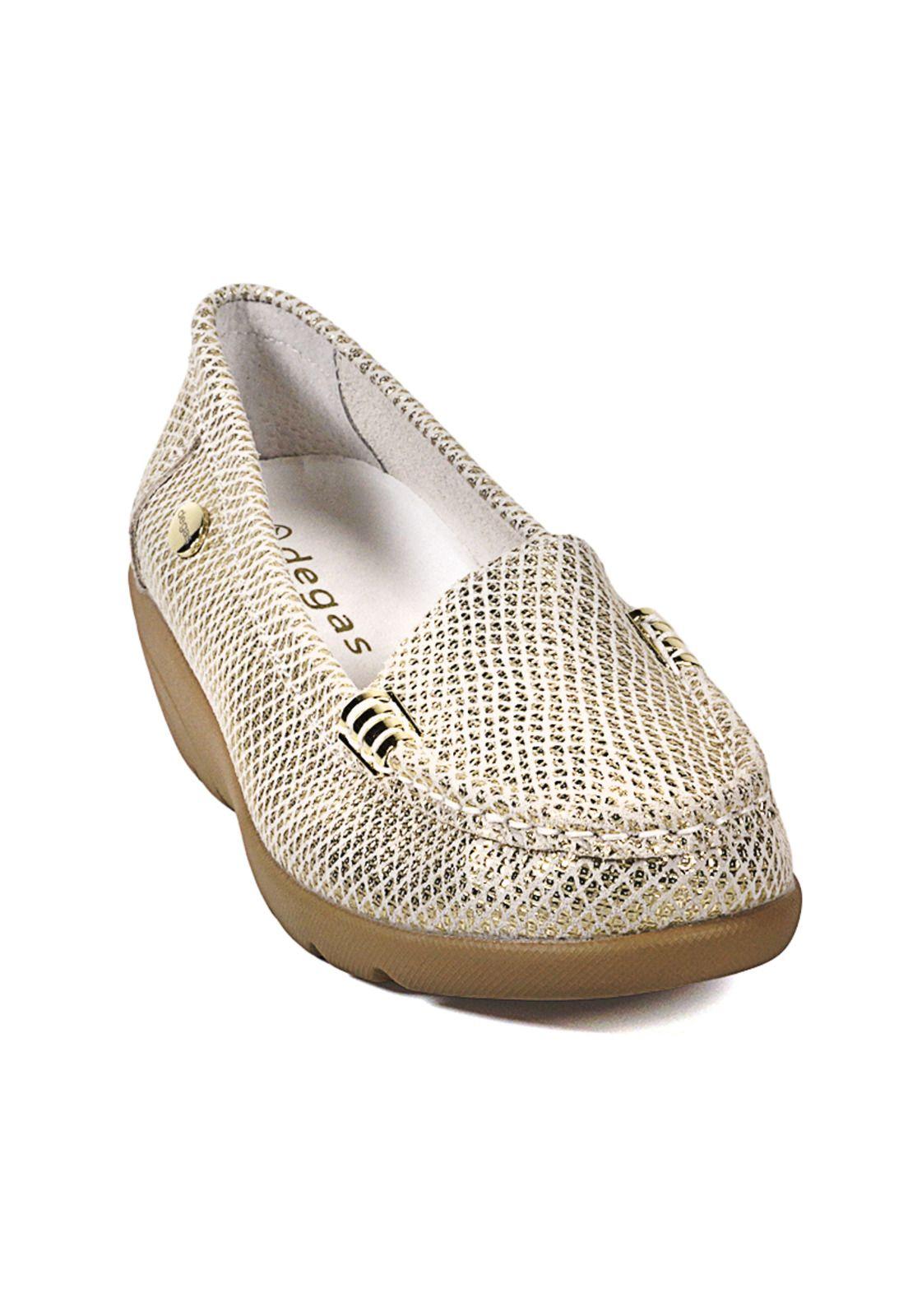 Mocasín Cuero Eliette Dorado-3