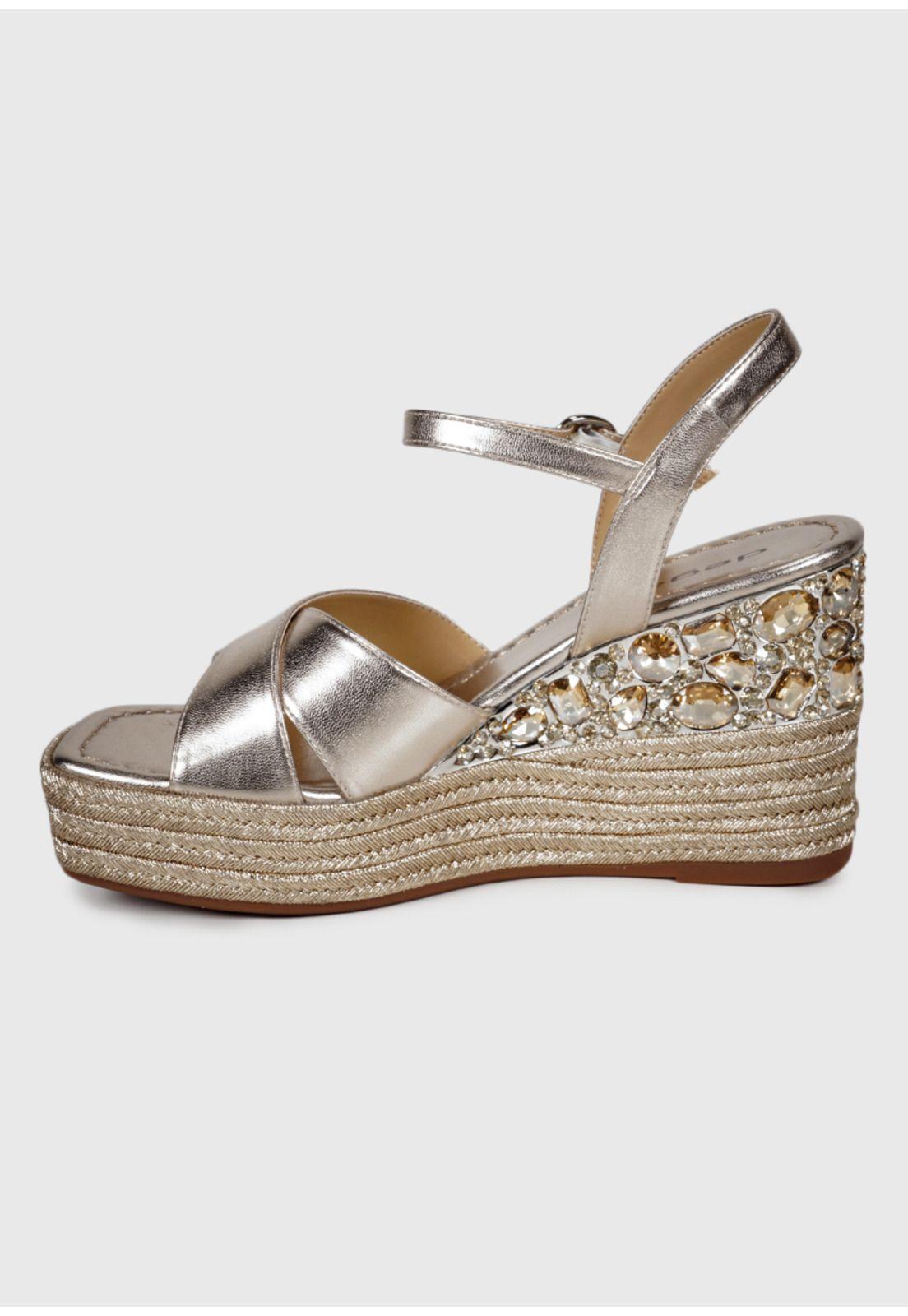 Sandalia Cuero Ibalú Dorado-4