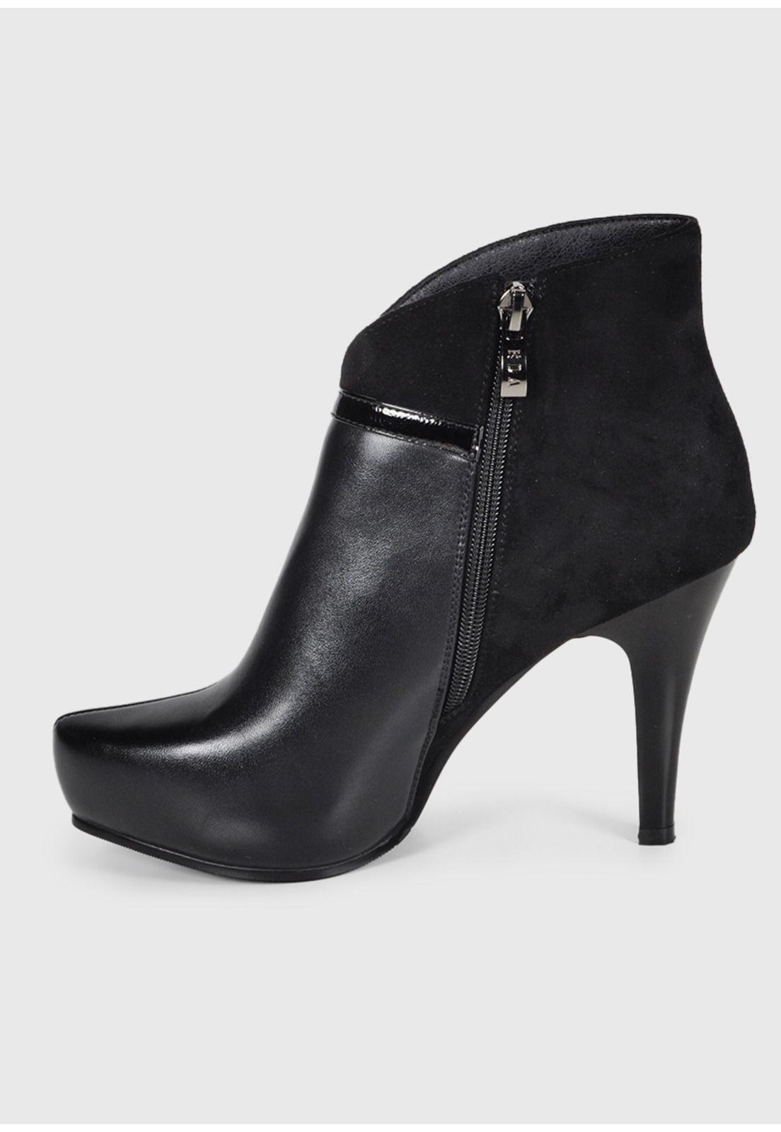 Botín Mujer Levia Negro-4