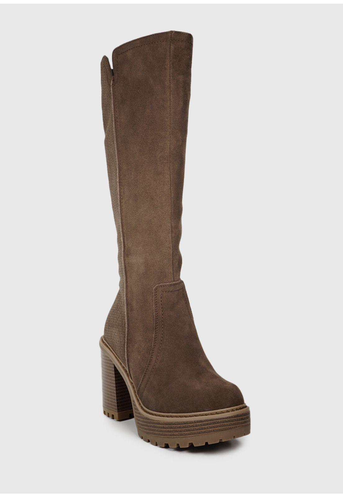 Bota Cuero Dayton Taupe-2