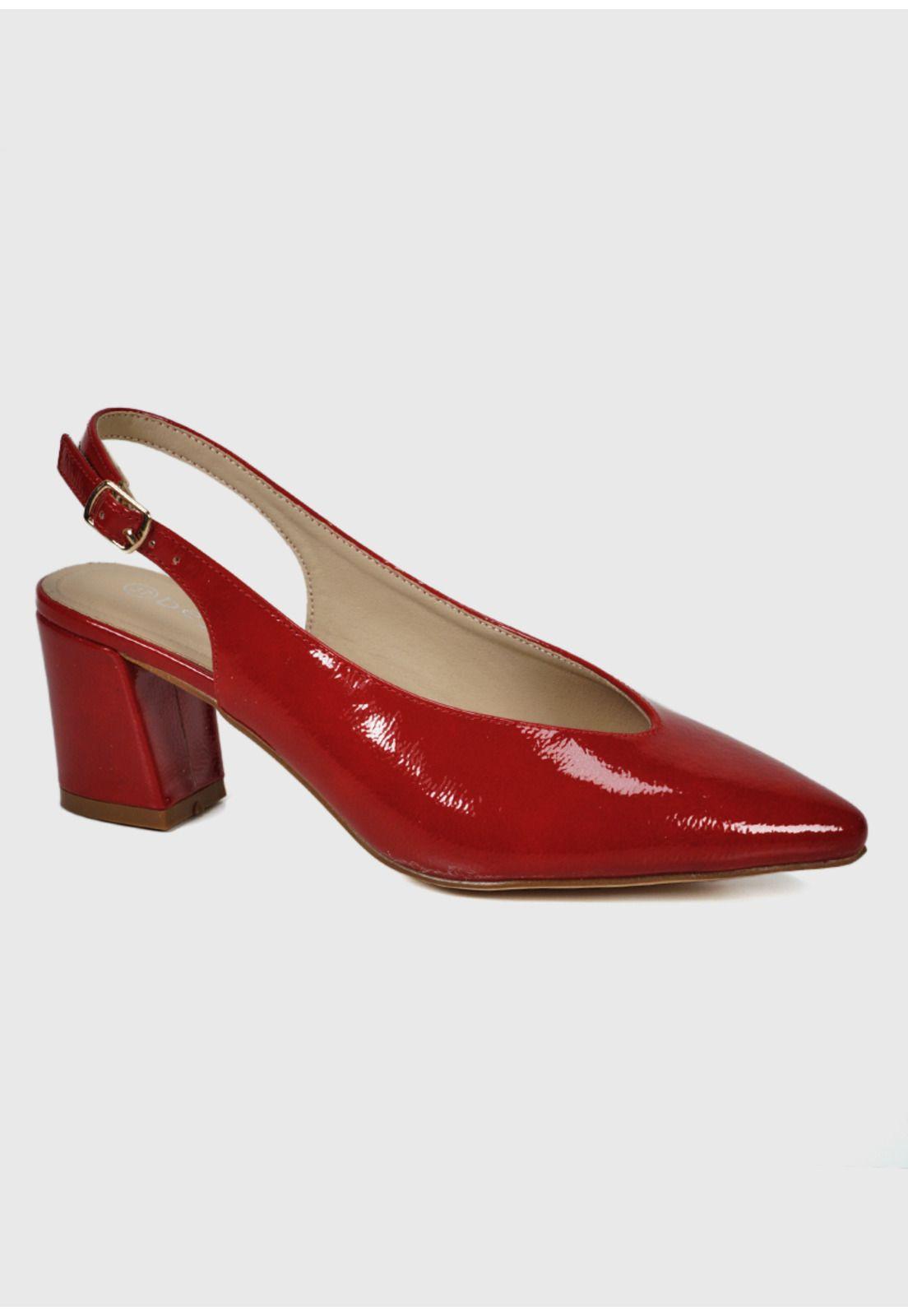 Zapato Yvonne Rojo-0