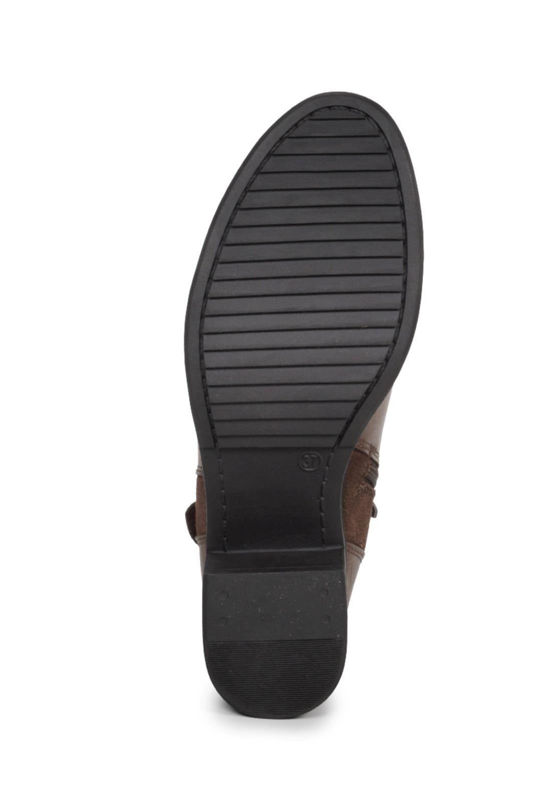 Botín Cuero Dashiel Café-4