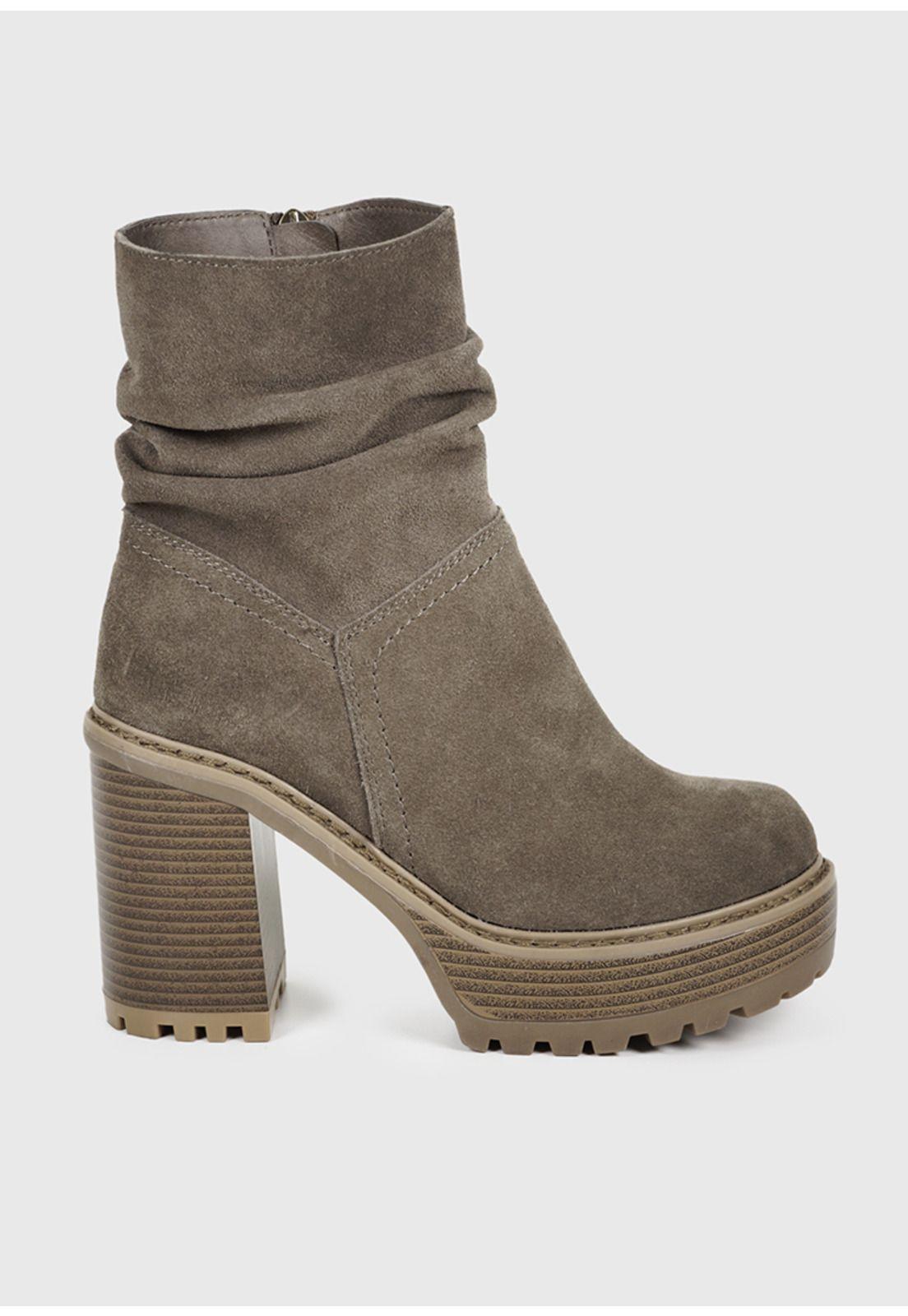 Botín Damas Taupe-1