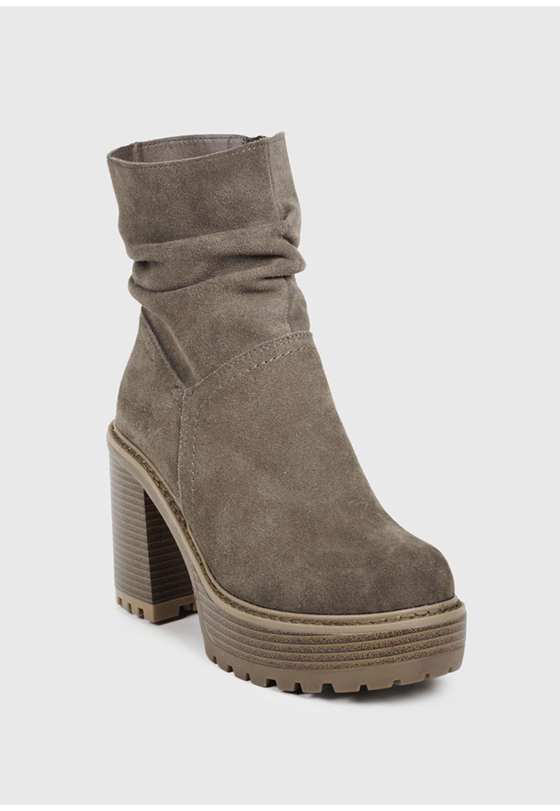 Botín Damas Taupe-2